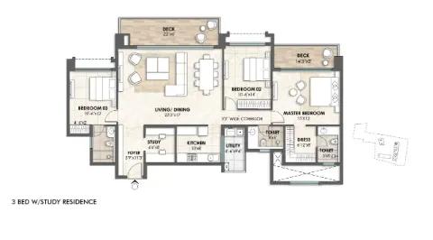 3.5 BHK Plan